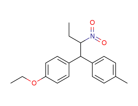 Molecular Structure of 53982-28-8 (1-ethoxy-4-[1-(4-methylphenyl)-2-nitrobutyl]benzene)