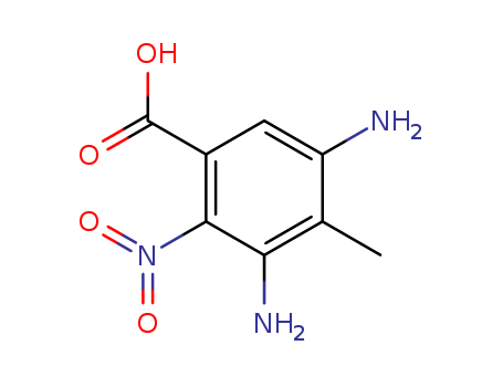 2-NITRO-3,5-DIAMINO-4-METHYL-BENZOIC ACID