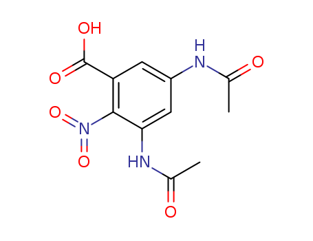 Benzoic acid,3,5-bis(acetylamino)-2-nitro-
