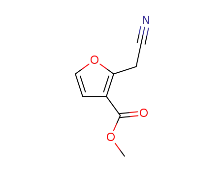 Molecular Structure of 59760-33-7 (methyl 2-(cyanomethyl)furan-3-carboxylate)
