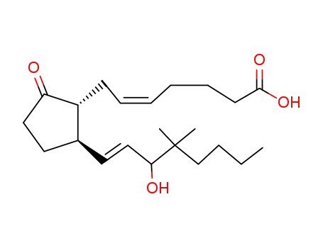 Molecular Structure of 53658-98-3 (11-DEOXY-16,16-DIMETHYL PROSTAGLANDIN E2)