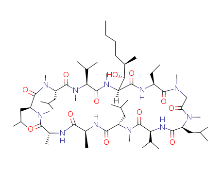 Cyclosporin A,6-[(2S,3R,4R)-3-hydroxy-4-methyl-2-(methylamino)octanoic acid]-