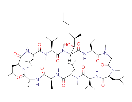 Molecular Structure of 59865-15-5 (DIHYDROCYCLOSPORIN A)