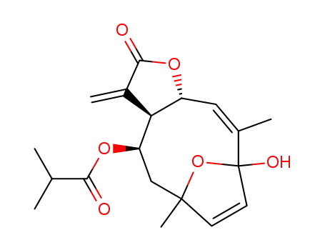 Molecular Structure of 59979-57-6 (Tagitinin F)