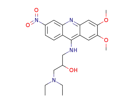 Molecular Structure of 6035-39-8 (Nitroacridine)