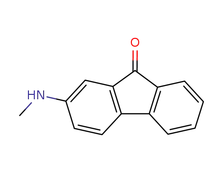 Molecular Structure of 5416-84-2 (2-(methylamino)-9H-fluoren-9-one)