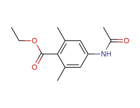 Benzoicacid, 4-(acetylamino)-2,6-dimethyl-, ethyl ester