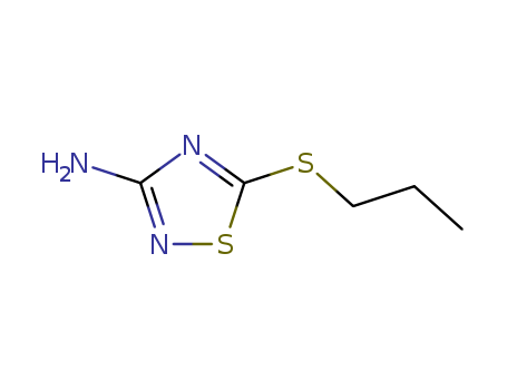 3-Amino-5-propylthio-1,2,4-thiadiazole