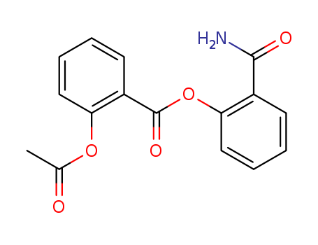 Benzoic acid,2-(acetyloxy)-, 2-(aminocarbonyl)phenyl ester