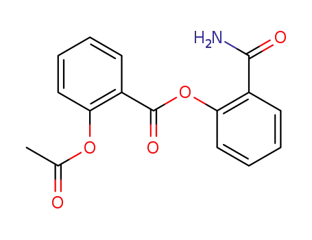 Molecular Structure of 6034-63-5 (2-hydroxybenzoic acid - 2-carbamoylphenyl acetate (1:1))
