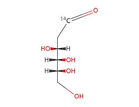 Molecular Structure of 72561-26-3 (2-DEOXY-D-GLUCOSE-1-14C)