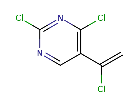Molecular Structure of 61751-45-9 (5-(1-chlorovinyl)-2,4-dichloropyrimidine)