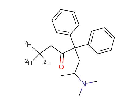 Molecular Structure of 60263-63-0 ((+/-)-METHADONE-D3)