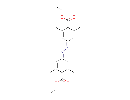 bis-(4-ethoxycarbonyl-3,5-dimethyl-cyclohex-2-enylidene)-hydrazine