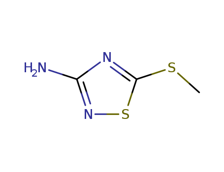 1,2,4-Thiadiazol-3-amine,5-(methylthio)-(60093-10-9)