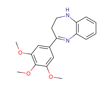 Molecular Structure of 59902-16-8 (4-(3,4,5-TRIMETHOXY-PHENYL)-2,3-DIHYDRO-1H-BENZO[B][1,4]DIAZEPINE)