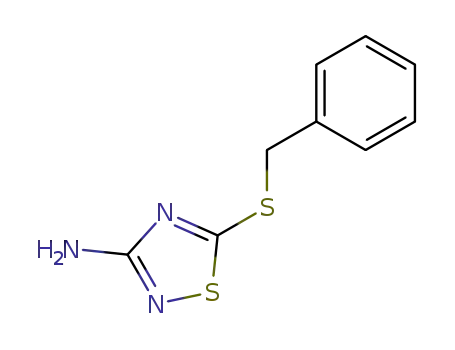 Molecular Structure of 60093-11-0 (3-AMINO-5-BENZYLTHIO-1,2,4-THIADIAZOLE)