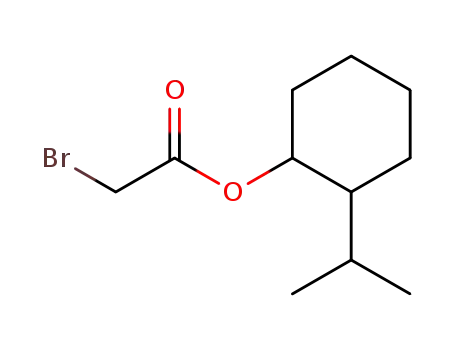 Molecular Structure of 59956-71-7 (2-(propan-2-yl)cyclohexyl bromoacetate)