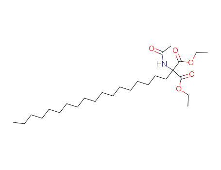 Molecular Structure of 5440-62-0 (diethyl (acetylamino)(octadecyl)propanedioate)