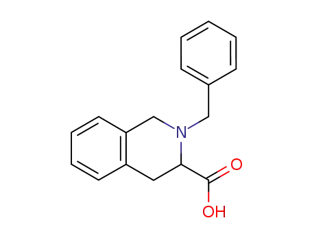 Molecular Structure of 54329-48-5 (2-BENZYL-1,2,3,4-TETRAHYDRO-ISOQUINOLINE-3-CARBOXYLIC ACID)