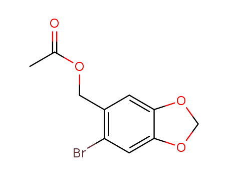 (6-Bromo-1,3-benzodioxol-5-yl)methyl acetate
