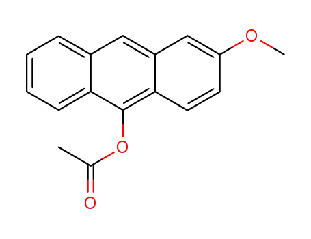Molecular Structure of 7146-96-5 ((3-methoxyanthracen-9-yl) acetate)