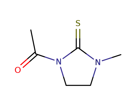 Molecular Structure of 60546-76-1 (2-Imidazolidinethione, 1-acetyl-3-methyl- (9CI))