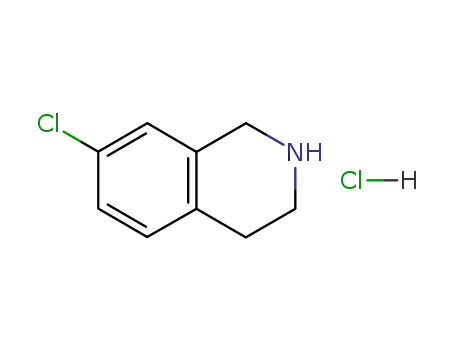 Molecular Structure of 73075-45-3 (7-CHLORO-1,2,3,4-TETRAHYDROISOQUINOLINE HYDROCHLORIDE)
