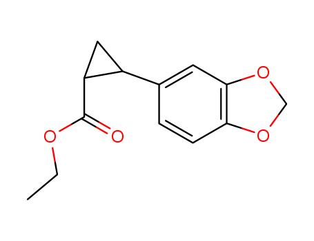 Cyclopropanecarboxylicacid, 2-(1,3-benzodioxol-5-yl)-, ethyl ester cas  54719-15-2