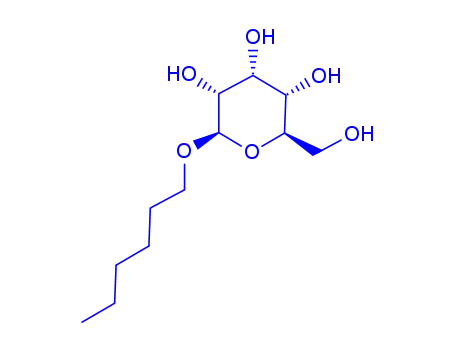 Molecular Structure of 54549-24-5 (hexyl D-glucoside)