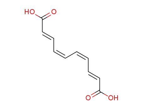 Molecular Structure of 6048-86-8 (DECA-2,4,6,8(E,E,E,E)-TETRAENEDIOIC ACID)