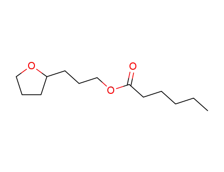 Molecular Structure of 5467-12-9 (3-(tetrahydrofuran-2-yl)propyl hexanoate)