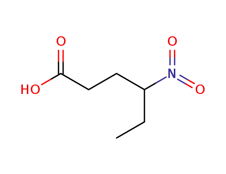 Molecular Structure of 5470-67-7 (4-nitrohexanoic acid)