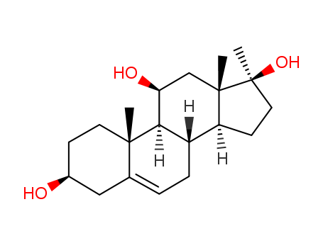 Androst-5-ene-3β,11β,17β-triol, 17-methyl- (6CI,7CI,8CI)