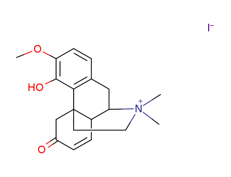 Morphinanium,7,8-didehydro-4-hydroxy-3-methoxy-17,17-dimethyl-6-oxo, iodide (8CI,9CI)