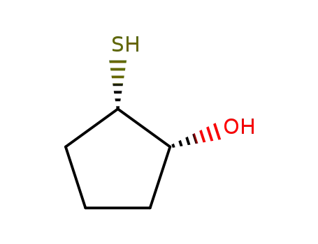 Molecular Structure of 89211-25-6 (Cyclopentanol, 2-mercapto- (6CI, 7CI, 9CI))