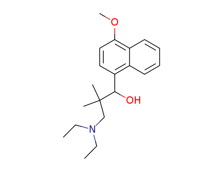 1-Naphthalenemethanol, a-[2-(diethylamino)-1,1-dimethylethyl]-4-methoxy- cas  5471-17-0