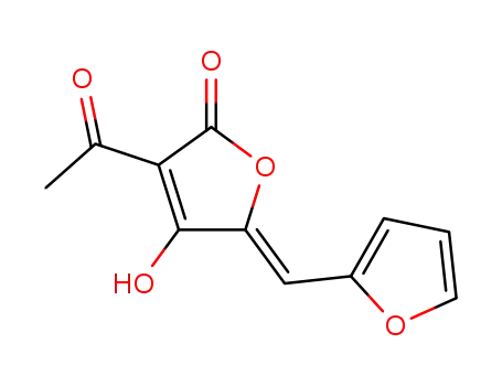 (2E)-4-acetyl-2-(furan-2-ylmethylidene)-5-hydroxyfuran-3(2H)-one