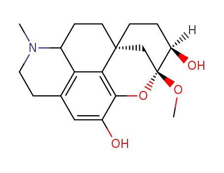(7R,8R,12aR)-7-methoxy-1-methyl-1,2,3,7,8,9,10,11,12,12a-decahydro-7,10a-methano[1]benzoxocino[8,7,6-def]quinoline-5,8-diol