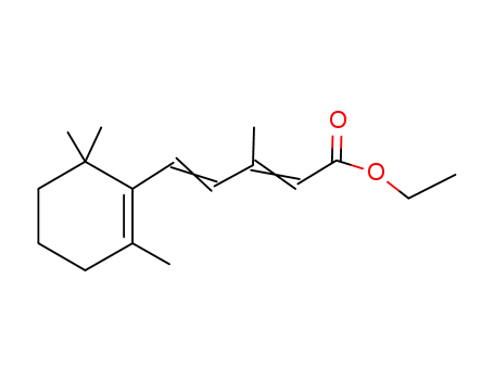 Molecular Structure of 5452-61-9 (ALL-TRANS-ETHYL-?-IONYLIDEACETATE)