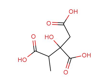 Molecular Structure of 6061-96-7 (2-METHYLCITRIC ACID)