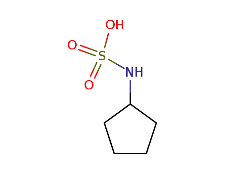 Molecular Structure of 6053-67-4 (Sulfamic acid, cyclopentyl- (9CI))