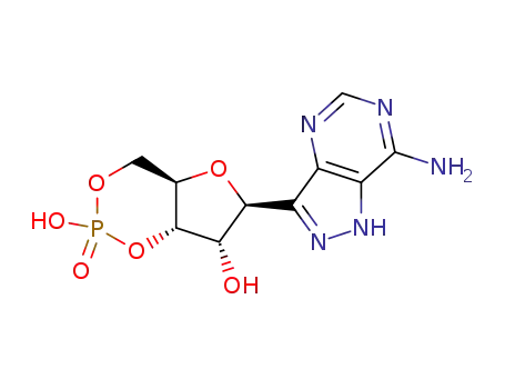 Molecular Structure of 54532-48-8 (formycin cyclic 3',5'-monophosphate)