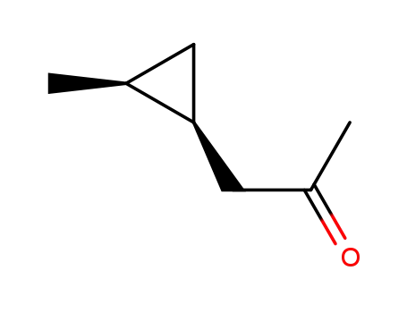 Molecular Structure of 78167-57-4 (2-Propanone, 1-(2-methylcyclopropyl)-, cis- (9CI))