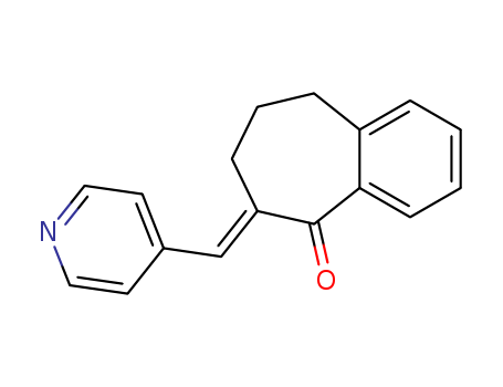 5H-Benzocyclohepten-5-one,6,7,8,9-tetrahydro-6-(4-pyridinylmethylene)- cas  54752-39-5