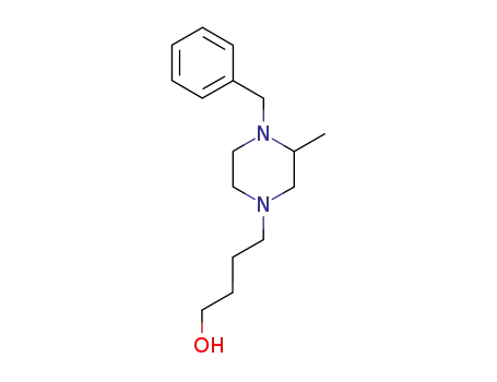 Molecular Structure of 5464-95-9 (4-(4-benzyl-3-methylpiperazin-1-yl)butan-1-ol)