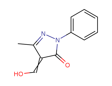 3H-Pyrazol-3-one, 2,4-dihydro-4-(hydroxymethylene)-5-methyl-2-phenyl-