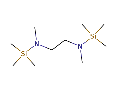 Molecular Structure of 1821-97-2 (1,2-Ethanediamine, N,N'-dimethyl-N,N'-bis(trimethylsilyl)-)
