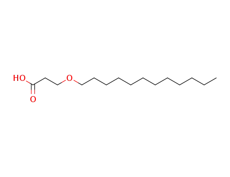 Molecular Structure of 6064-81-9 (3-(dodecyloxy)propanoic acid)