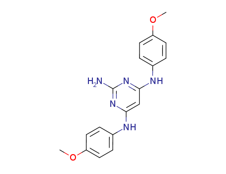 2,4,6-Pyrimidinetriamine,N4,N6-bis(4-methoxyphenyl)- cas  5471-66-9
